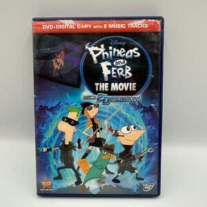 Disney Phineas And Ferb The Movie Across The 2nd Dimension DVD G 2011